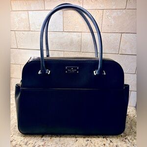 Kate Spade Tall Black Satchel Purse